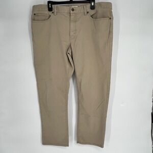 Joseph A. Bank 5 Pocket Casual Pants Soft 42x29 Beige